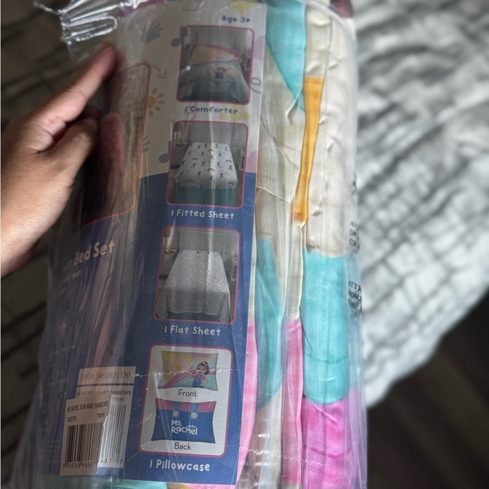 Ms.Rachel Bedding Super Soft Microfiber Comforter and Sheet Set 4 Piece Twin Siz - Picture 7 of 10